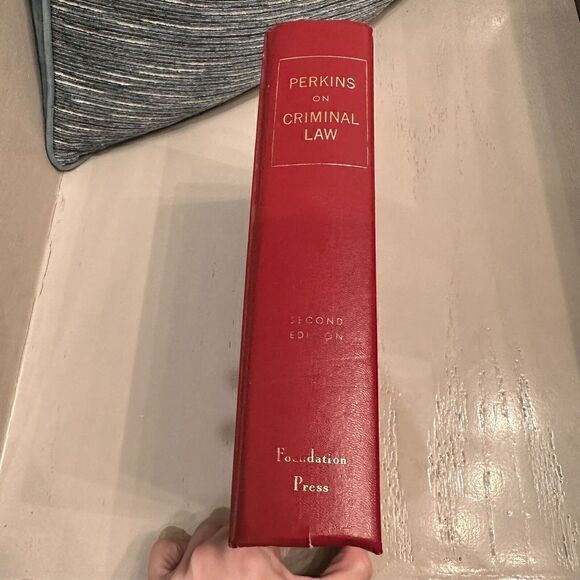 Perkins on Criminal Law Second Edition University Textbook Series Free Shipping - Picture 2 of 8